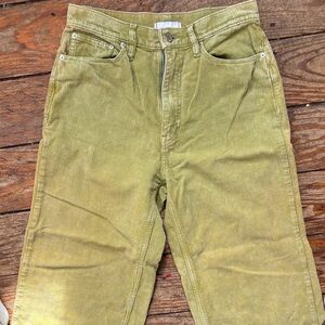 BDG Olive Corduroy Wide Leg Pants